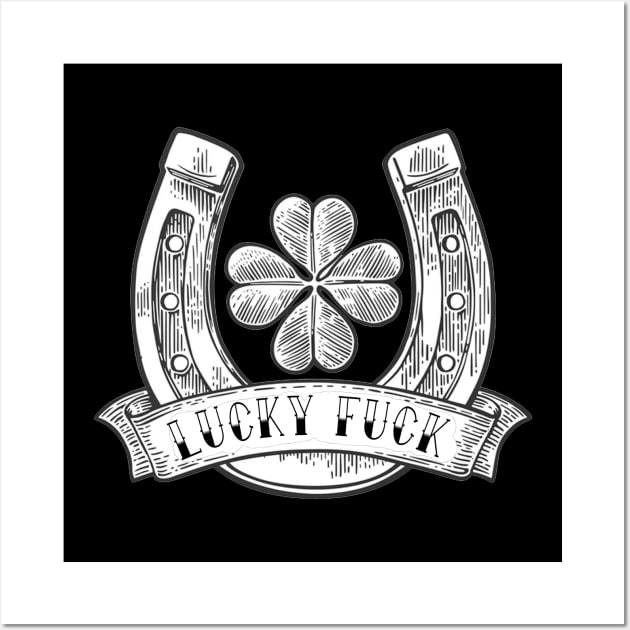 Double Luck - Lucky F*ck Wall Art by Nimrod Funk